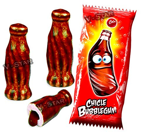 FINI COLA Bottles Liquid Filled Bubblegum Retro Sweets & Candy (100)