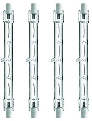 WATTERIE: 4er Pack: Halogenstab 78mm R7s 120 Watt warmweiß 2700K dimmbar 220-240V 2250 Lumen ► Halogen ► Leuchtmittel ► Halogenstab ► R7s ► R7s Leuchtmittel ► Halogenstab 78mm