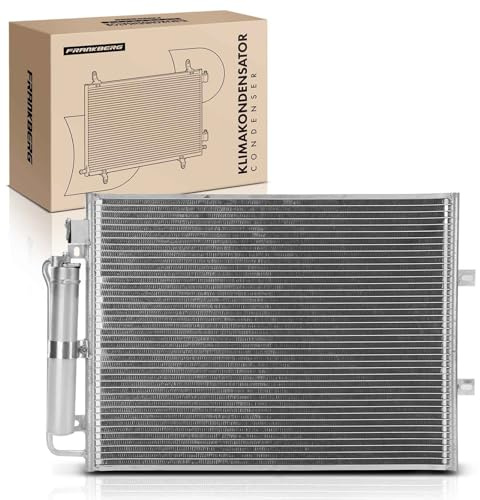 Frankberg Condenseur Climatisation Compatible avec Twingo II CN0 1.2L-1.6L Essence 2007-Aujourd'hui Remplacer# 8200448252