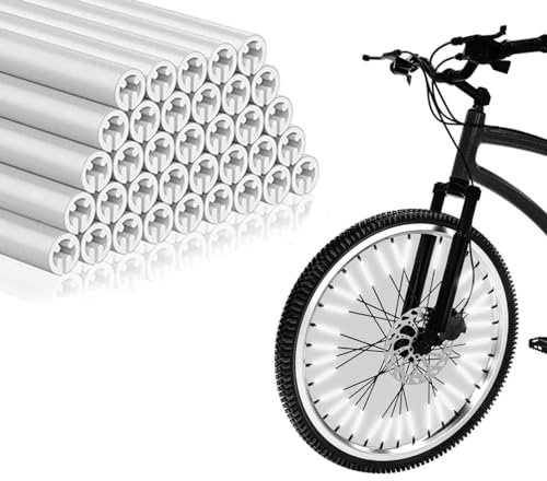 KOMUNJ Speichenreflektoren Fahrrad, 360° Sichtbarkeit Reflektoren Fahrrad, Fahrrad Zubehör Einfache Montage (36)