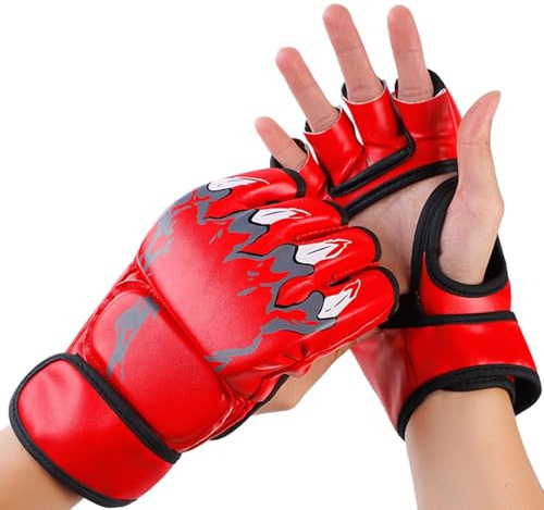 Gants d'entraînement de Boxe – Gants d'équipement de pour entraînement au Sac de Frappe | Mitaines de Combat de Sparring, Gants de Combat pour Hommes, Femmes,