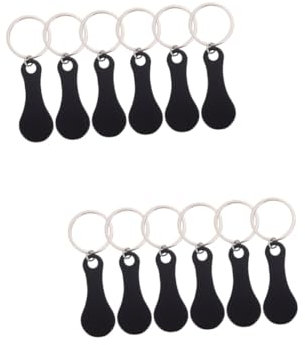 Uonlytech 2 Set Gettoni Per Il Carrello Della Spesa Shopping Cart Coin Loonie Gettone Stainless Cart Portachiavi Del Carrello Della Spesa Portachiavi Del Carrello Del Carrello 6 Pezzi*2