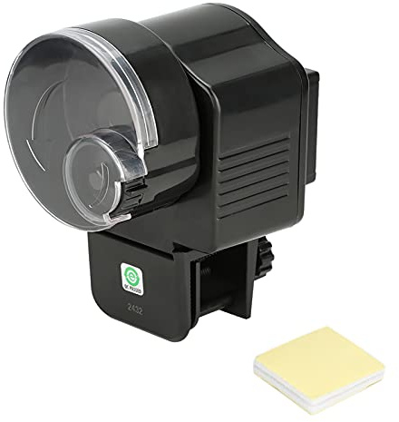 Rcniso Alimentatore Automatico Compatto per Pesci, Distributore di Cibo per Pesci, Strumento di Alimentazione per Acquario, Acquario