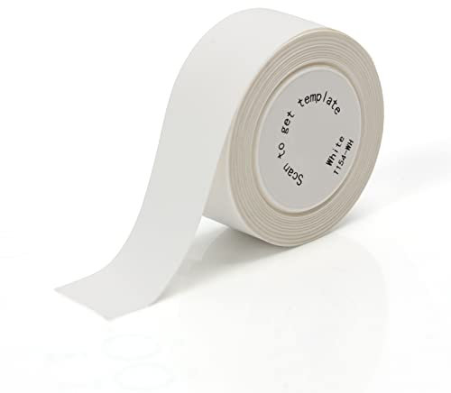 PRT Qutie Gewidmet Etiketten Selbstklebend - 15mm Wasserdicht DIY Klebeetiketten, Kompatibel zum PRT Qutie Etikettendrucker, geeignet für Drucken Sie Barcode, Name, Datum, Preis usw