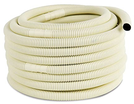 Flehomo 50 Ft Universal Drain Hose for Mini Split Air Conditioner Heat Pump Systems, 5/8 ID UV Resistant Air Conditioner Drain Line Pipe
