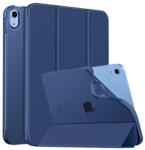 MoKo Slim Case for iPad (A16) 11th/10th Gen 2025/2022, Navy Blue