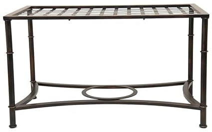Mesa de Camilla Málaga en forja (Marfil, 110 x 60 x (50/70) cm)