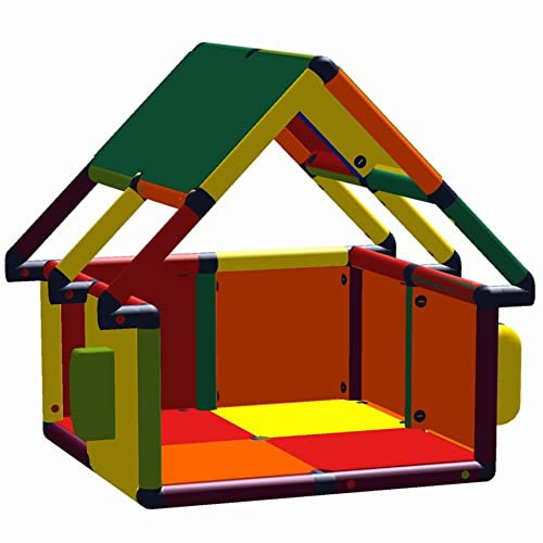 Move and stic Spielhaus Lejy 6148 - Cassetta delle lettere e telefono multicolore