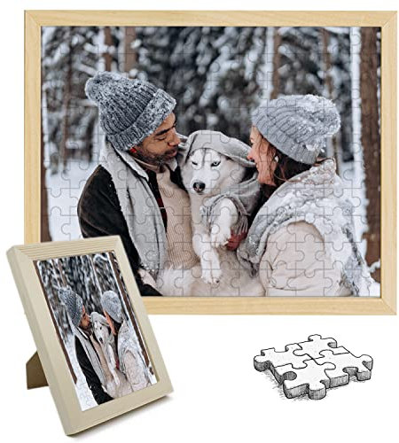 Bilderrahmen Puzzle Personalisiert mit Eigenem Foto 35/70/120/200/300/500/1000/1500/2000/3000 Teile