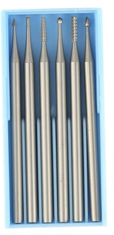 2.35mm Micro Sculpture Knife Tungsten Steel Carving Engraving Tool Set Micro Linocut Tools for Olive Core Beads and Wood (small set)