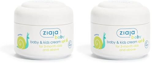 Ziaja Crema Para Niños Y Bebés Spf6, Multicolor (Paquete de 2)