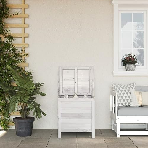Xichuzi Arcón de jardín Madera Maciza Abeto Blanco 50x49x56,5 cm, Arco Jardin Exterior, Rosal Trepador, Arco Boda, Arco para Plantas Trepadoras, Arco Flores