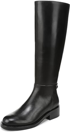 Sam Edelman Bottes d'équitation Milla pour femme, cuir noir, 36.5 EU