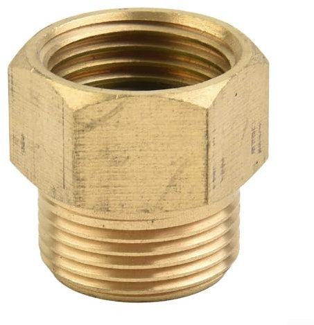 Gdfnmogo Adattatore per idropulitrice M22 x 1,5 a 1/2 pollici, connettore metrico femmina, pressione massima 400 bar per lancia pulitore ad alta pressione