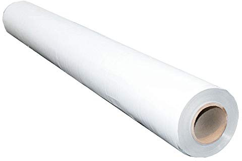 NASATECH 500sqft White Solid 6 Mil Reinforced Vapor Barrier 4ft x125ft Encapsulation Pier Wrap Crawlspace