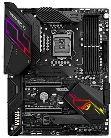 Asus ROG Maximus Xi Hero WiFi Gaming Mainboard Sockel 1151 (ATX, Intel Z390, 4X DDR4-Speicher, USB 3.0, m.2 Schnittstelle)