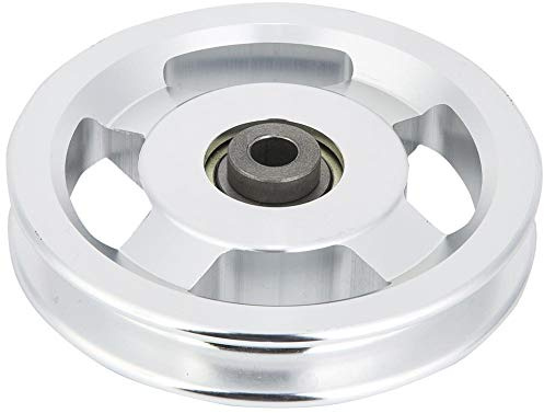 Alomejor Polea de Rueda,Resistente al Desgaste y Silenciosa,Sistema de Polea,Nylon Reforzado 90 mm for Gimnasio Entrenamiento Personal y Equipos de Fuerza