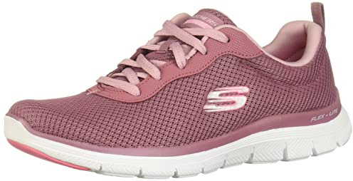 Skechers Women's Flex Appeal 4.0 Brilliant View Sneaker, Purple, 4 UK