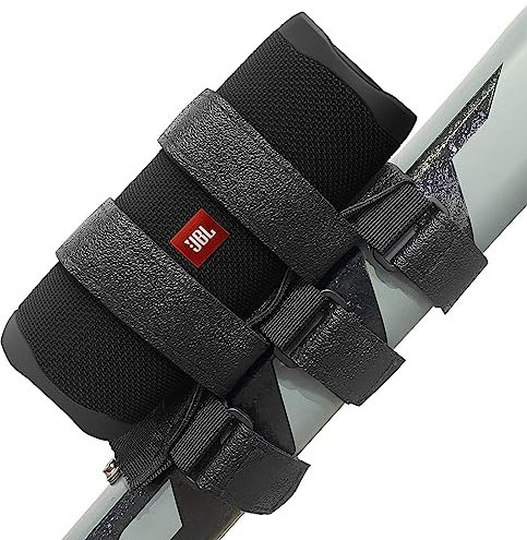 Cozycase Tragbare Lautsprecherhalterung für Fahrrad/Boot - Outdoor Verstellbarer Riemen Passend für die meisten drahtlosen Bluetooth-Lautsprecher