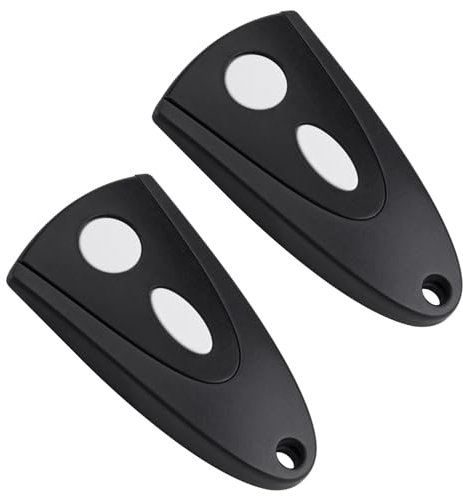 2 Stück Garagentor Handsender für Tormatic Novotron 502 MAX43-2/512 MIX43-2 Novoferm Novotron 522 Design 524 Design für Tormatic MCHS43-2/MTR43-2/MNHS433-02 433,92MHz