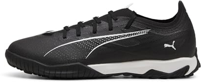 PUMA Unisex Ultra 5 Match Turf Football Boots, PUMA Black-PUMA White, 11.5 UK
