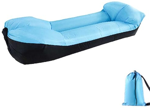 Divano Ad Aria Gonfiabile, Lettino Prendisole Gonfiabile Con Borsa, Divano Gonfiabile Portatile, Poltrona Ad Aria Antiperdita Con Poggiatesta, Divano Ad Aria Da Spiaggia All'aperto, Letto Gonfiabile D