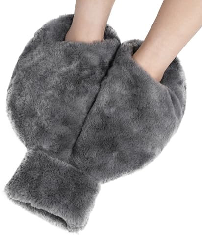2L Wärmflasche Füße,Foot Warmer,Super Weich und Warm Fußwärmer,Fußwärmflasche für Damen/Herren,Geeignet für Innen und Außen