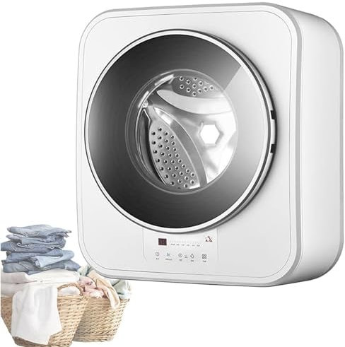DDZJTPP Washing Machines Wall-Mounted Compact Mini, 3kg Baby Automatic Wall-Mounted and Spin Dryer Smart Easy To Operate, Space-Saving Apartment Hotel Home