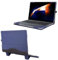 Laptop Case Cover for 15.6 Samsung Galaxy Book4/3/2 360 Pro 360 15.6 Pro 4/3/2 NP950 NT955 NP750 Notebook Sleeve Bag PU Shell with Kickstands (Blue, 15.6)