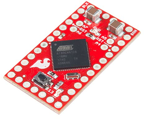 SparkFun AST-CAN485 Development Board Allow Out-of-The-Box interfacing CAN or RS485 Network Compatible with Arduino IDE Industrial Device interfacing Small Foot-Print 7-12DCV Input Onboard Power