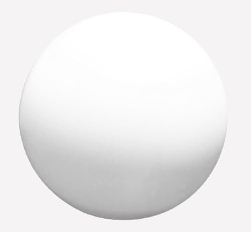 EXTRUMOL - Bola Farola Exterior - Globo de Iluminación - Polietileno - Recambio sin Rosca - Blanco (Blanco, 30 cm)