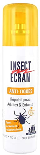 Insect Ecran Anti-Tiques Répulsif Peau Adultes et Enfants 100 ml