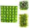 VOANZO Fioriera verticale da giardino tasche multiple da appendere alla parete per uso in ambienti interni ed esterni fioriera per erbe aromatiche, 36 tasche (100 x 100 cm)