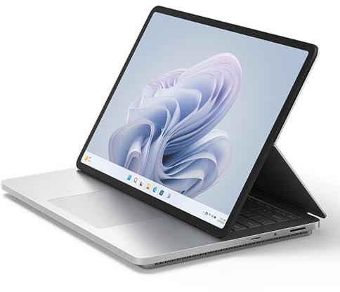 Microsoft Surface Laptop Studio 2, i7, 64GB RAM, 1TB SSD, GeForce RTX 4060, Win 11 Home, 14,4 Zoll Laptop, Platin