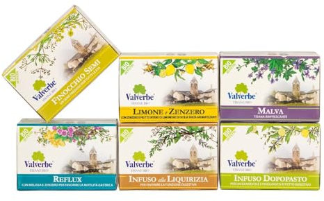 VALVERBE Kit Digest Time 6 tisane da 20 filtri cad