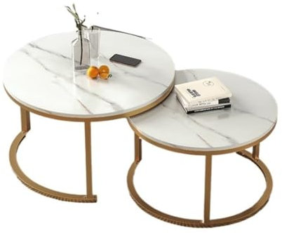 Modernes rundes klappbares Gartenmöbel-Set für Wohnzimmer, ideal für kleine Wohnungen und Haushalte