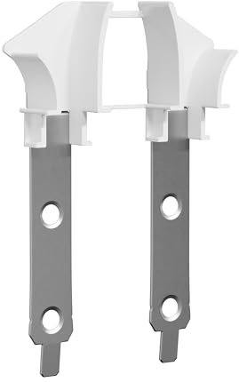 BAUHELD® Einlauftrichter-Rolladen Universal [1 Paar] - Flexibel an jeder Führungsschiene einsetzbar - Optimale Rolladenführung und gleichmäßiger Lauf an Mini-Profilen - Einlaufbreite 12mm - Weiß