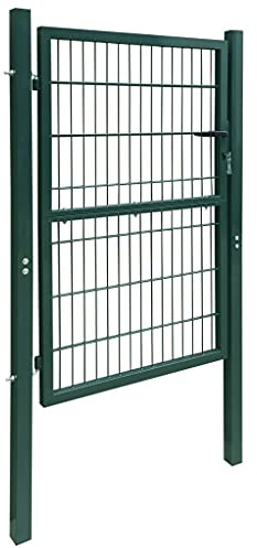 Generico Cancello da Giardino 2D (Singolo) Verde 106 x 210 cm,Verde,28.2kg,141751