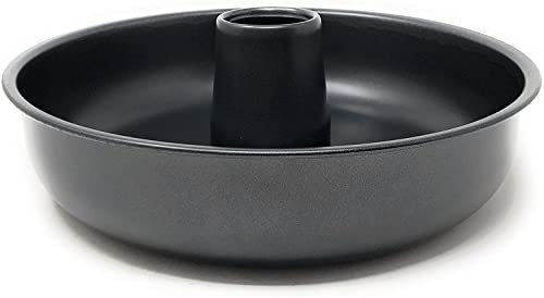 Space Home - Stampo Ciambellone - Stampo Ciambella Antiaderente con Tubo - Teglia Ciambellone - Stampo per Torte - Teglia Ciambella da Forno in Acciaio con Rivestimento Antiaderente - 25 cm