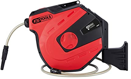 KS TOOLS 150.4227 Enrouleur à Eau, 20m Blanc