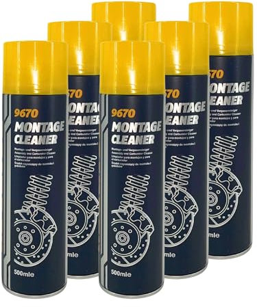 MANNOL Limpiador de frenos en aerosol de montaje de 500 ml, desengrasante profesional (6)