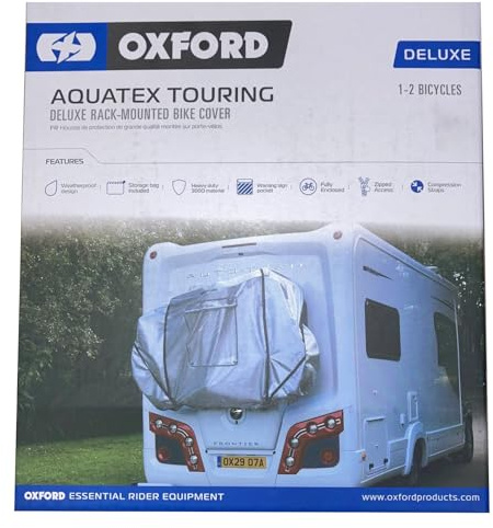 De Luxe fully closed Camper/Caravan/Outdoor/E-Bike/Bicycle cover 1 to 2 bikes