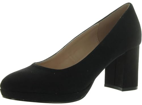 Bandolino Women's Cooler Pump, Black Suede 001, 10
