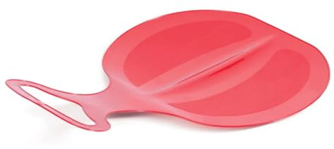 Kinder Poporutscher zum Rodeln - Kunststoff Rutschteller für die ganze Familie, Schlitten Schneerutscher – Leichter und robuster Schneerutscher für Kinder und Erwachsene