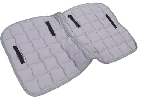 TOPINCN Almohadilla para Silla de Montar, Transpirable, de un Hilo, con Esponja y Algodón para Montar a Caballo, Comodidad, Diseño Ergonómico para Deportes Ecuestres