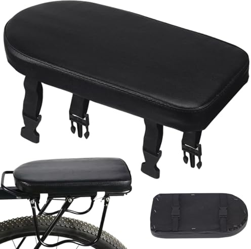 Xdyyjrasa Comfort mountainbike-sits med snaps – mjuk cykelsittdyna för berg och terrängridning, 12,2 x 5,9 x 1,6
