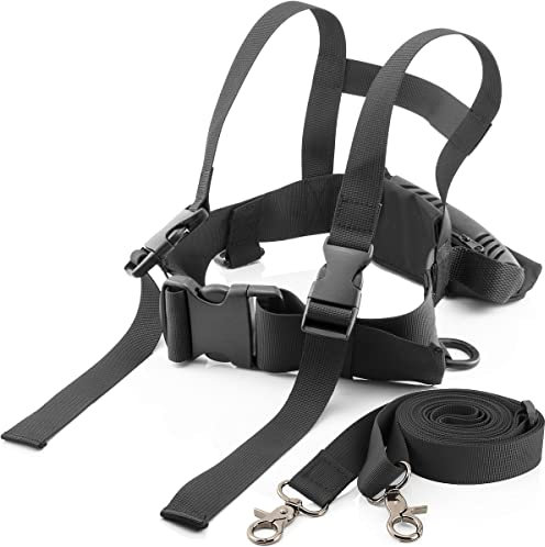 MidGard SKI Sicherheitsgurt für Kinder Ziehgurt Skigurt Lernhilfe Skitrainer Pferdeleine