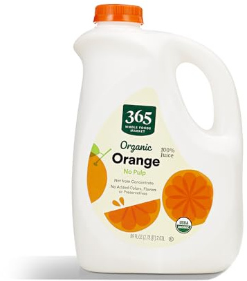 365 by Whole Foods Market, Organic Pulp Free Orange Juice, 89 Fl Oz