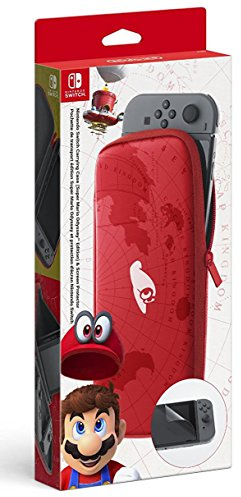 Pochette de transport et protection d'écran Nintendo Switch - Edition Super Mario Odyssey
