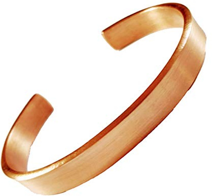 Bracciale in rame opaco, molto elegante, senza calamite, normal, Rame